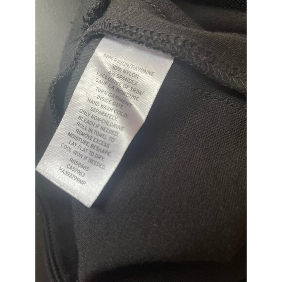 Halogen Black Striped Leg Athletic Pants Size XXS Petite - Picture 4 of 4